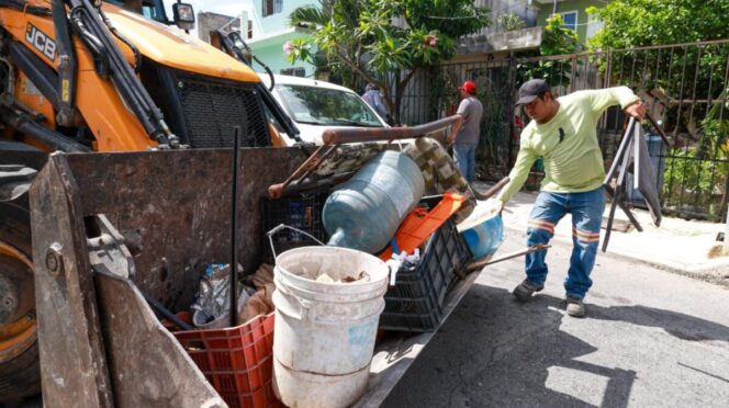 Estefanía Mercado refuerza la limpieza de Playa del Carmen con casi 80 mil toneladas de residuos recolectados y más de 680 toneladas de cacharros retirados