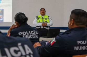 Gobierno de Estefanía Mercado fortalece la profesionalización policial en Playa del Carmen