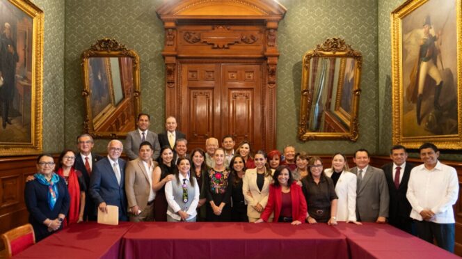 Claudia Sheinbaum y gobernadores revisan avances del programa IMSS-Bienestar