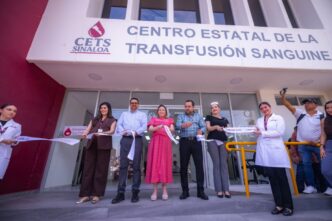 Gobernadora Yeraldine pone en marcha el Centro Estatal de Transfusión Sanguínea