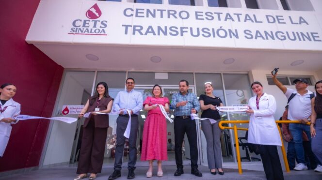 Gobernadora Yeraldine pone en marcha el Centro Estatal de Transfusión Sanguínea