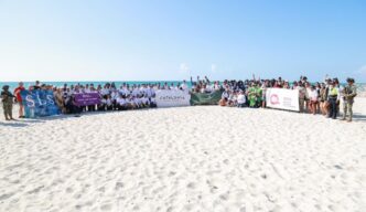 Isla Mujeres realiza exitosa Mega Brigada de Limpieza en Isla Blanca