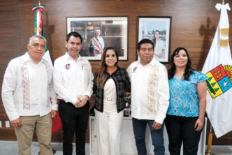 Presentan Mara Lezama y Rolando López Saldaña construcción de nuevos CBTIS en Cancún y Playa del Carmen