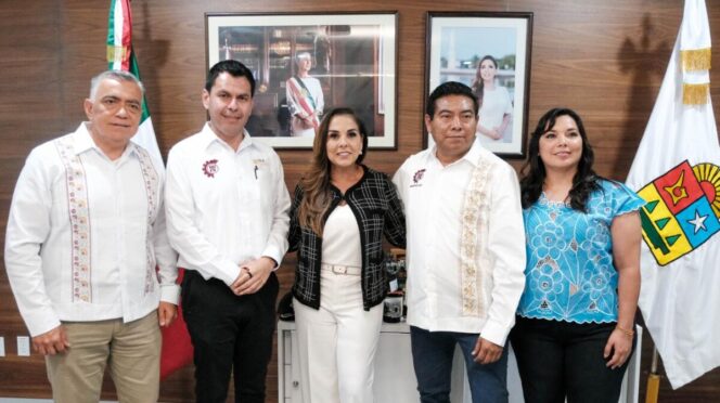 Presentan Mara Lezama y Rolando López Saldaña construcción de nuevos CBTIS en Cancún y Playa del Carmen