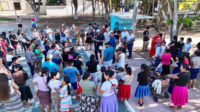 Recuperan espacios deportivos en Cancún y son puestos a beneficio de la población