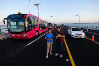 Comienzan pruebas de MOBI de la Ruta 27 con conexión al Puente Nichupté y Arco Norte