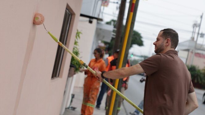 Legado social avanza con rehabilitación de fachadas en Nuevo León