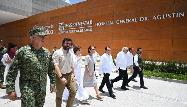 Sheinbaum inaugura hospital más grande del sureste en Yucatán