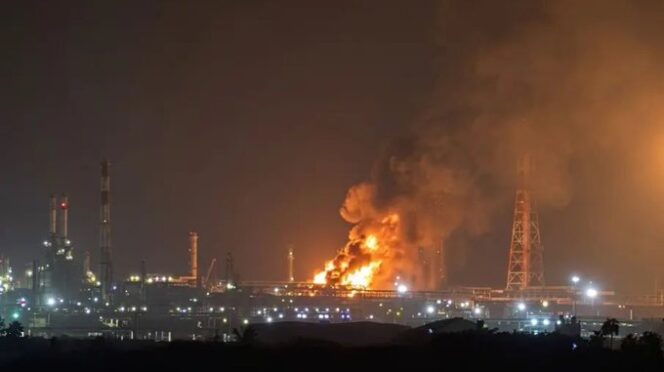 Explosión en la refinería de Salina Cruz causa alarma