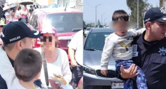 Rescatan a niño de vehículo en Morelia tras quedar bajo el sol
