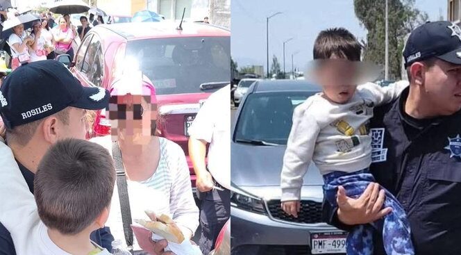 Rescatan a niño de vehículo en Morelia tras quedar bajo el sol