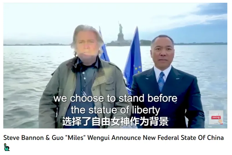 Quién es Guo Wengui: el magnate chino aliado de Bannon condenado a 30 años por fraude millonario