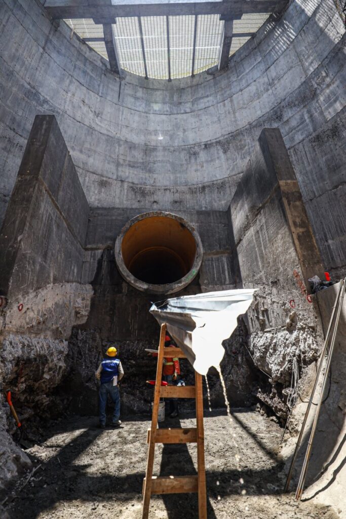 Gobierno de México construye obras estratégicas para reducir riesgos de inundaciones en el oriente del Valle de México