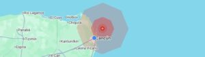 Se siente temblor en Cancún