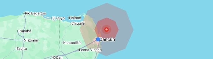 Se siente temblor en Cancún