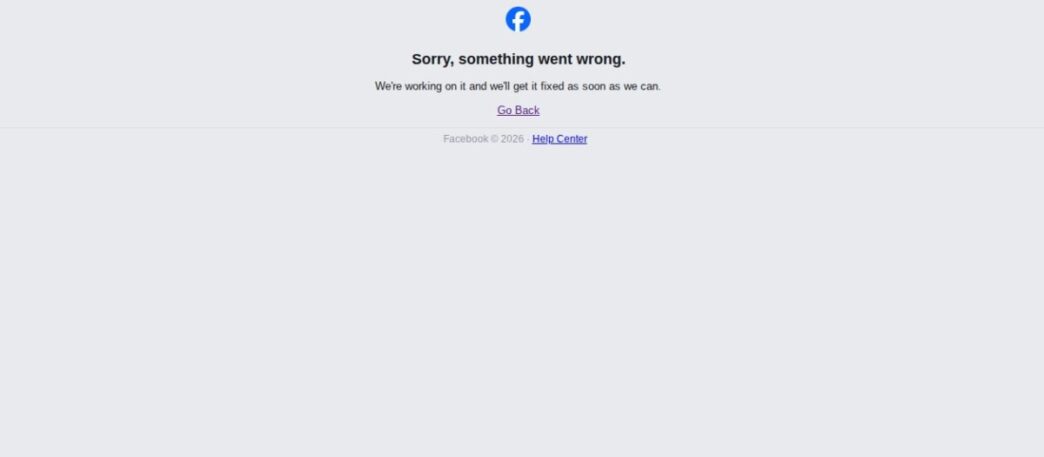 Se cae Facebook: usuarios reportan fallas en la plataforma de Meta