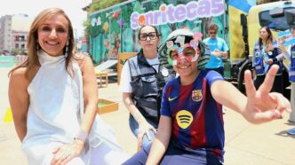 Sonritecas refuerzan protección infantil en Fan Fest