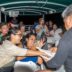 Familias descubren el fascinante mundo nocturno de los cocodrilos en Punta Sur