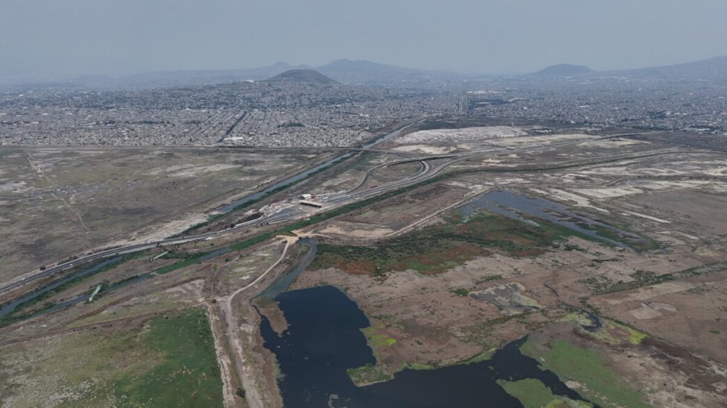 Gobierno de México construye obras estratégicas para reducir riesgos de inundaciones en el oriente del Valle de México