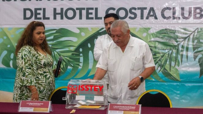 Derechohabientes del ISSSTE de Yucatán participan en sorteo para tener vacaciones de verano en hotel de Progreso