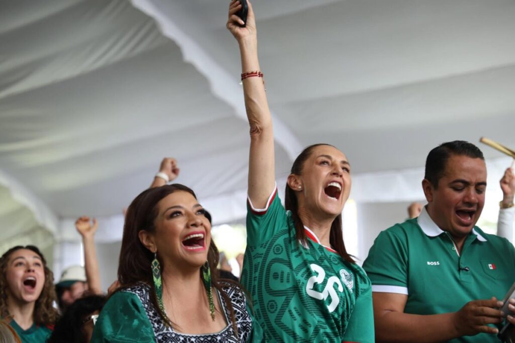 Sheinbaum celebra triunfo de México en Mundial 2026; destaca la alegría que dio el Tri al país