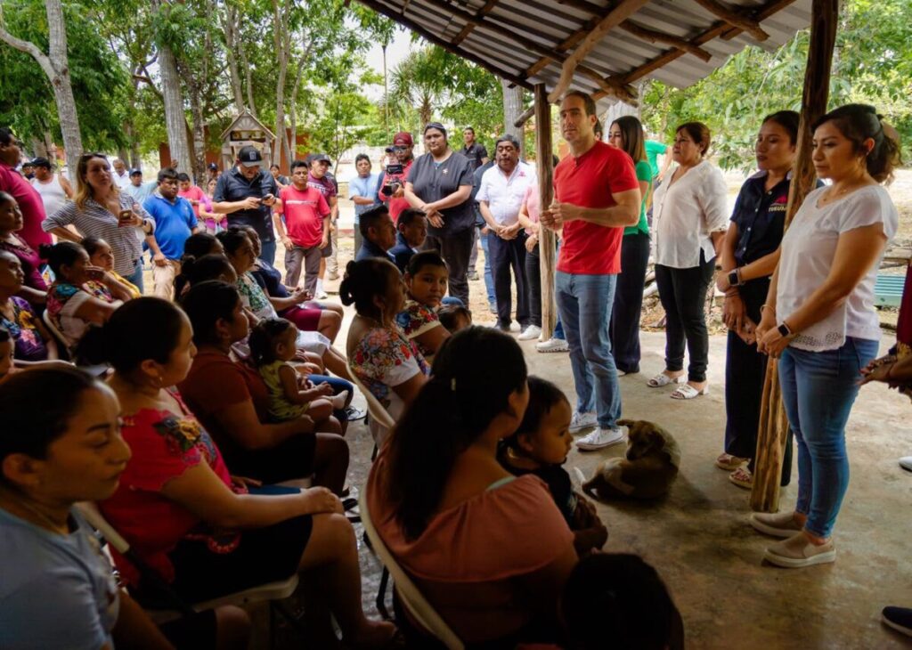 Fortalecen acciones para mejorar la calidad de vida en Sahcab Mucuy