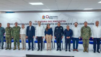 Destaca Raciel López Salazar fortalecimiento de las instituciones para el combate a la extorsión en Quintana Roo