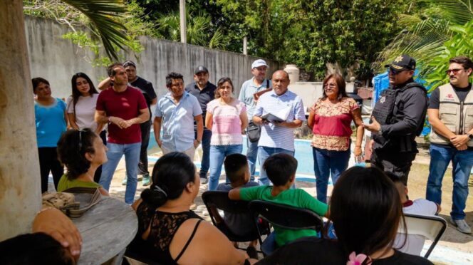 Atienden necesidades prioritarias en Manuel Antonio Ay en Tulum