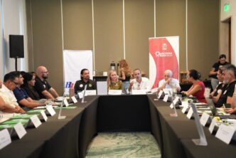 Fortalece SEDE la vinculación comercial para impulsar la innovación y el aprovechamiento del sargazo en Quintana Roo