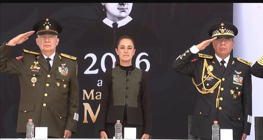 Claudia Sheinbaum encabeza el 7.º aniversario de la Guardia Nacional