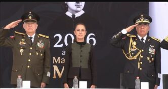 Claudia Sheinbaum encabeza el 7.º aniversario de la Guardia Nacional