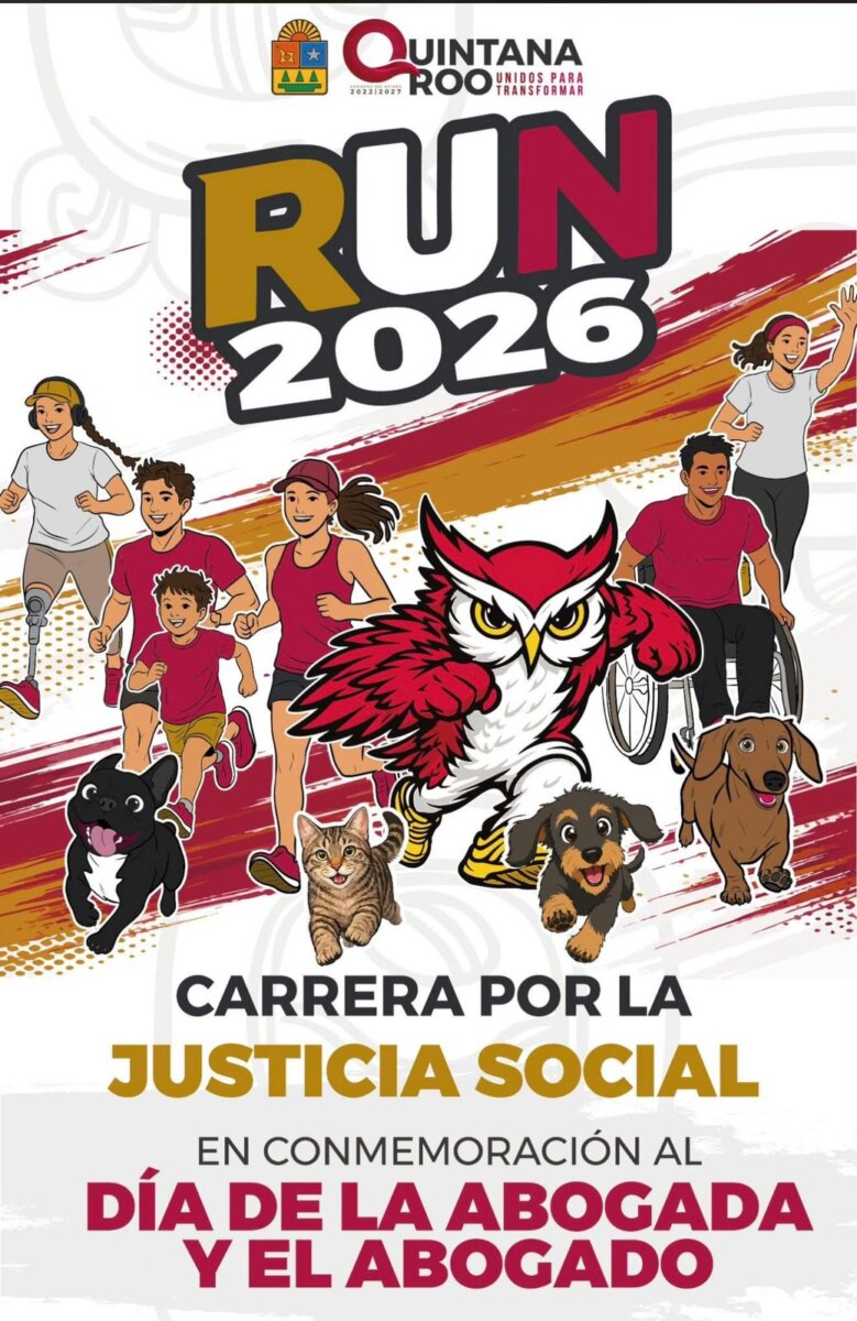 Invitan a participar en la gran Carrera por la Justicia Social,el próximo 12 de julio en Playa del Carmen