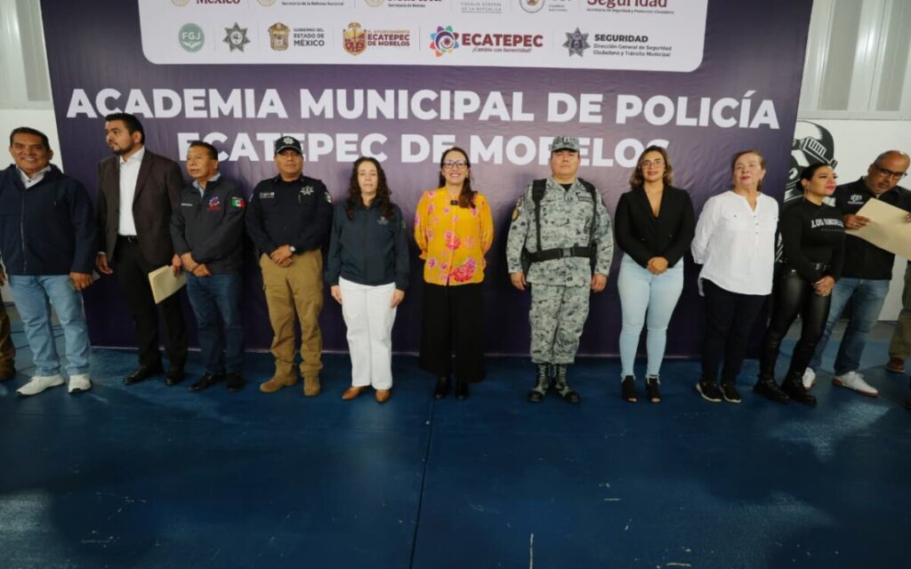 Apuesta Ecatepec por el cambio en la policía municipal: inaugura Academia para profesionalizar a elementos