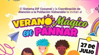Sistema DIF Cozumel invita a niñas y niños a participar en “Verano Mágico en PANNAR”
