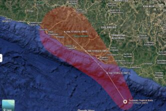 Monitorean en el Pacífico tormenta tropical Boris