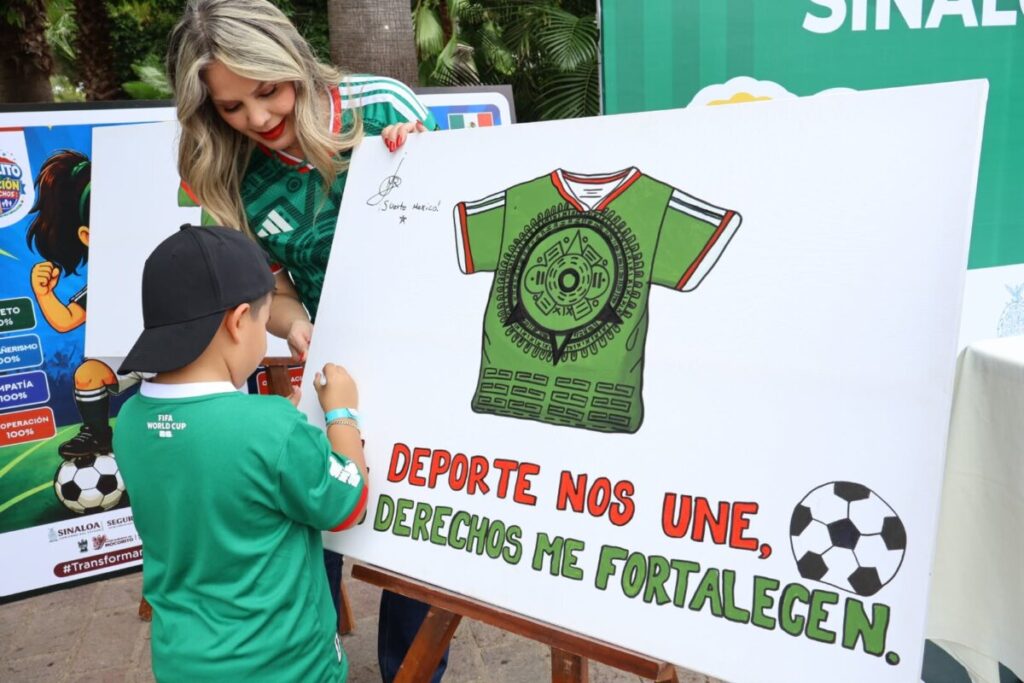 SIPINNA Sinaloa y Seguridad Pública impulsan estrategia estatal para promover la prevención, los derechos y la cultura de paz en el marco del Mundial de Fútbol