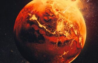 Descubren granate en un meteorito de Marte