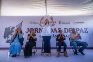 Pone en marcha la Gobernadora Yeraldine las Jornadas de Paz en Culiacán