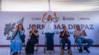Pone en marcha la Gobernadora Yeraldine las Jornadas de Paz en Culiacán