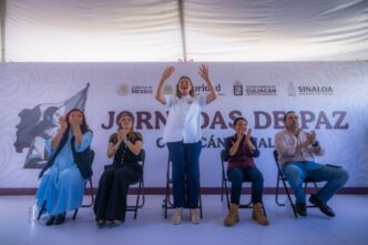 Pone en marcha la Gobernadora Yeraldine las Jornadas de Paz en Culiacán
