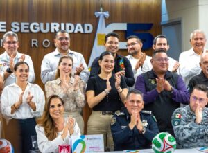 Estefanía Mercado se suma a la estrategia de Seguridad Estatal para la Copa Mundial de Futbol 2026