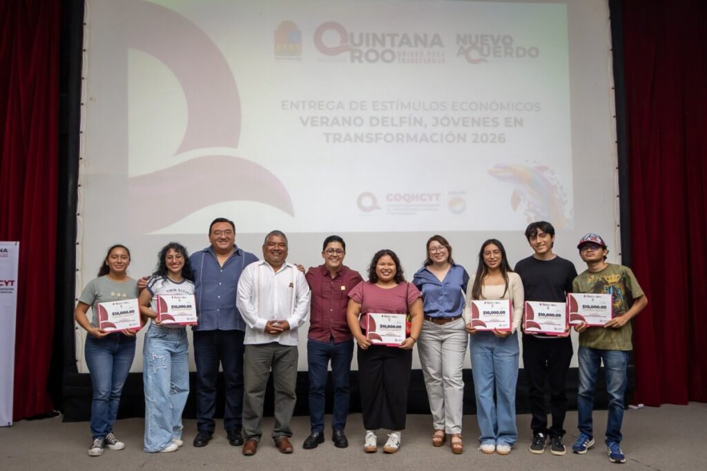 Entrega COQHCYT estímulos económicos a jóvenes participantes del Programa Delfín 2026