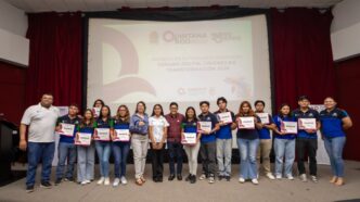 Entrega COQHCYT estímulos económicos a jóvenes participantes del Programa Delfín 2026