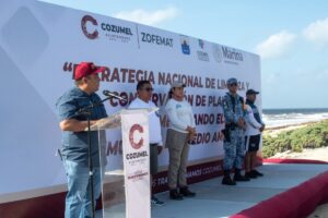 Cozumel se suma a la estrategia nacional de limpieza y conservación de playas