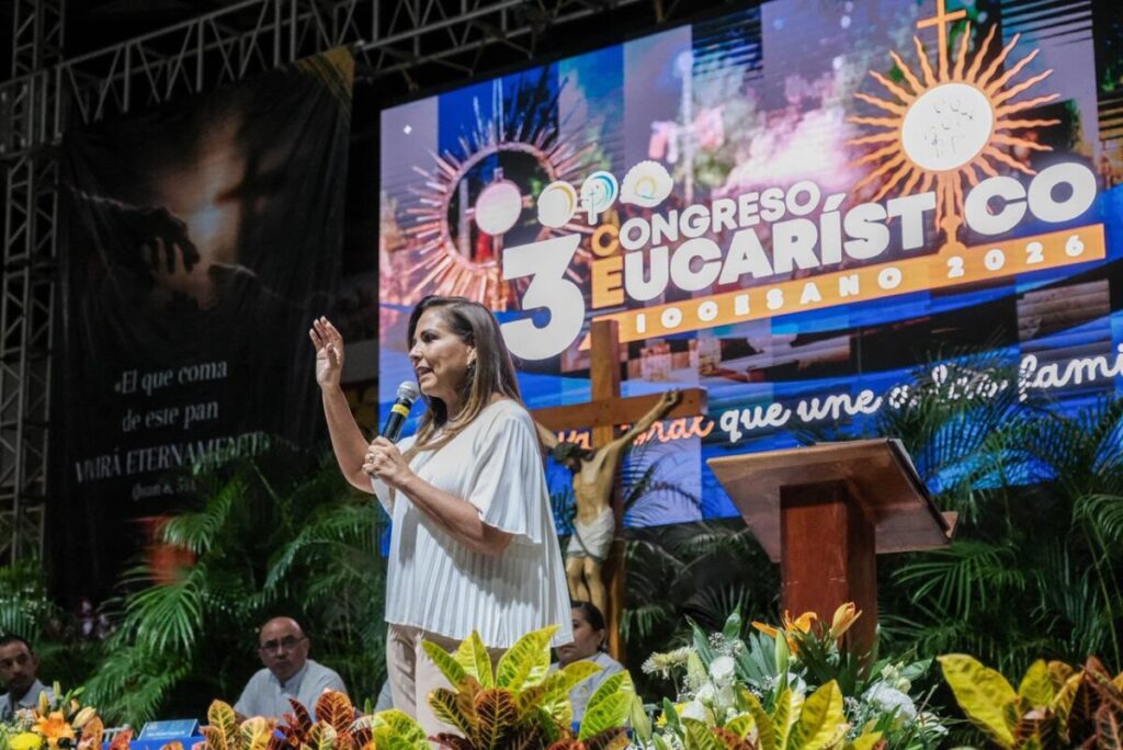 Mara Lezama inaugura el III Congreso Eucarístico Diocesano y llama a fortalecer los valores humanos