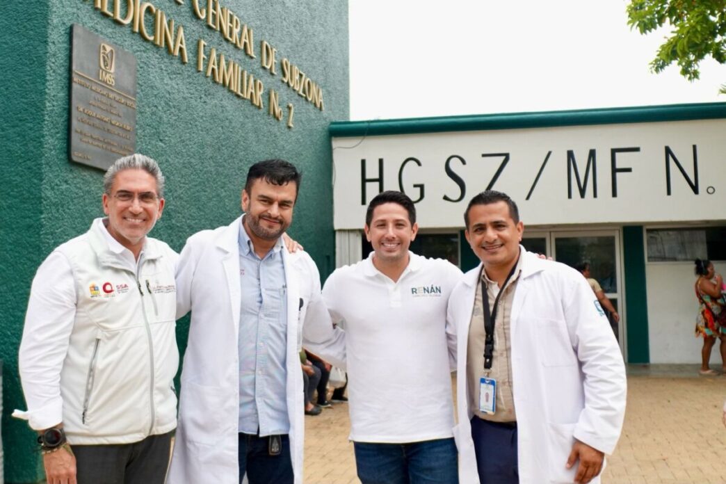 Renán Sánchez Tajonar respalda acciones para fortalecer la atención médica en Cozumel