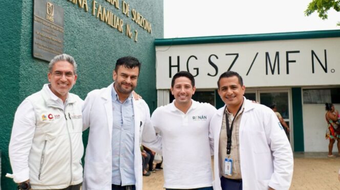 Renán Sánchez Tajonar respalda acciones para fortalecer la atención médica en Cozumel