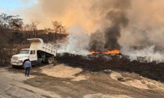 Refuerzan a Bomberos tras incendio en El Gavilán