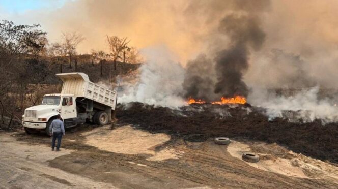Refuerzan a Bomberos tras incendio en El Gavilán