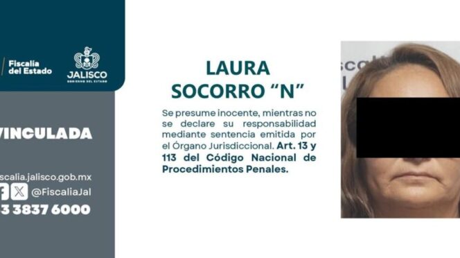 Vinculan a mujer por robo de 100 mil pesos